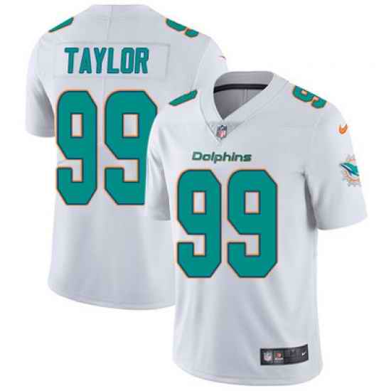 Nike Dolphins #99 Jason Taylor White Mens Stitched NFL Vapor Untouchable Limited Jersey